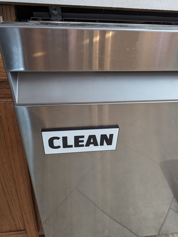 Dishwasher Clean and Dirty Magnet