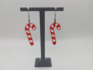 Earrings - Candy Cane